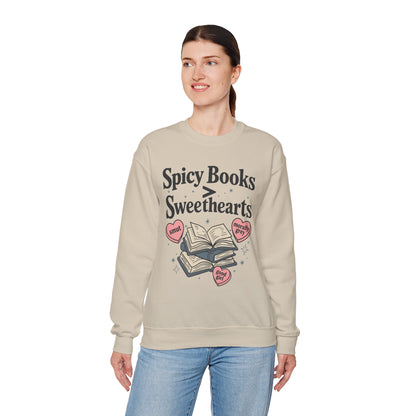 Spicy Books > Sweethearts Sweatshirt Crewneck