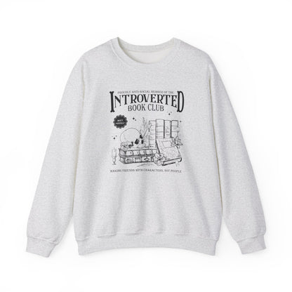 Introverted Book Club Crewneck Sweatshirt