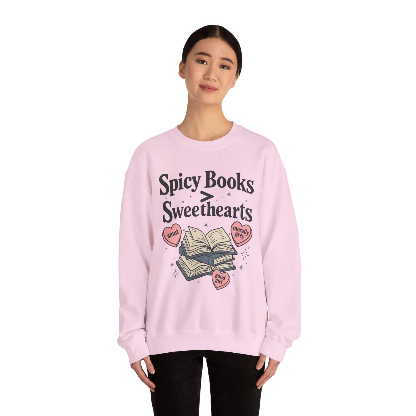 Spicy Books > Sweethearts Sweatshirt Crewneck