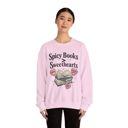 Spicy Books > Sweethearts Sweatshirt Crewneck