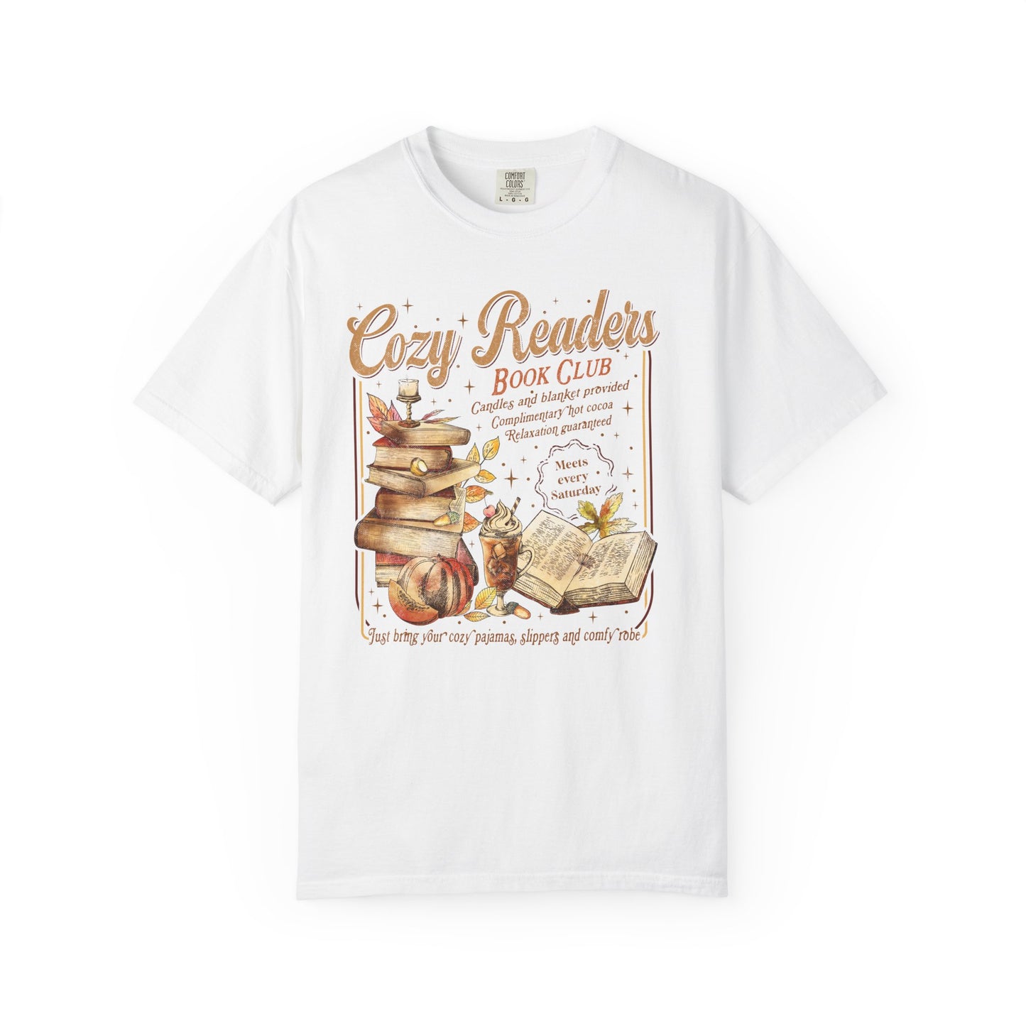Cozy Readers Book Club Comfort Colors T-Shirt