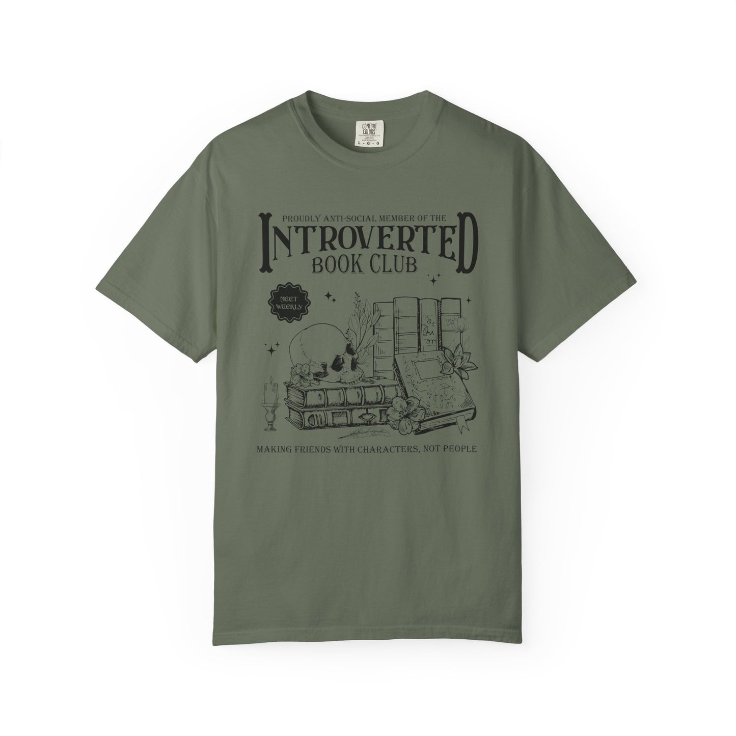 Introverted Book Club Comfort Colors T-Shirt