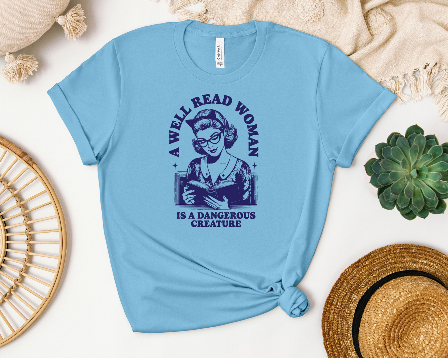 A Well Read Woman Is A Dangerous Creature T-shirt