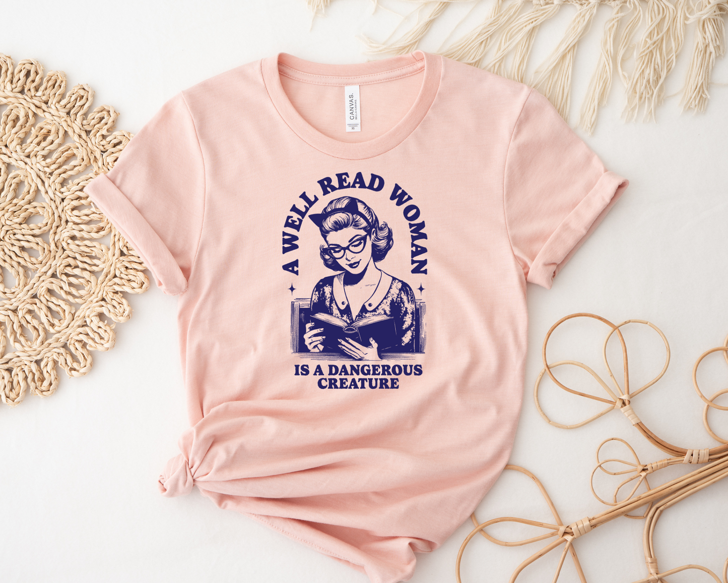 A Well Read Woman Is A Dangerous Creature T-shirt