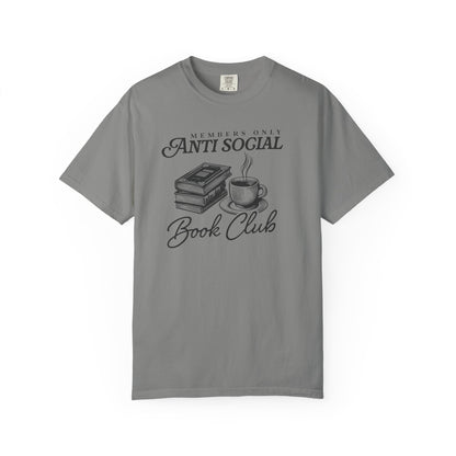 Anti-Social Book Club Comfort Colors  T-shirt