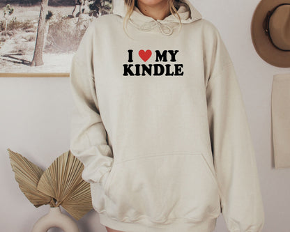 I Heart My Kindle Hoodie