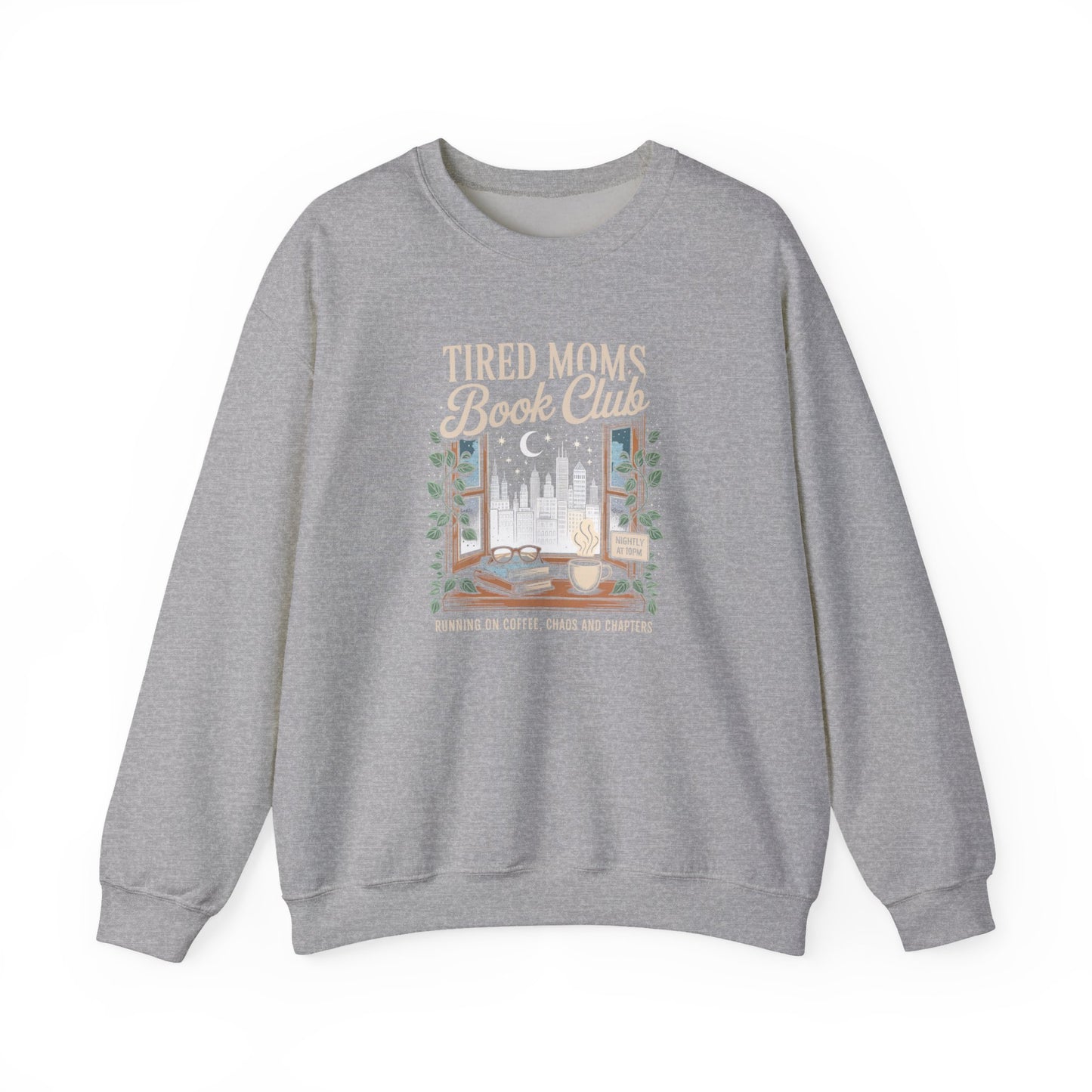 Tired Moms Book Club Crewneck Sweatshirt