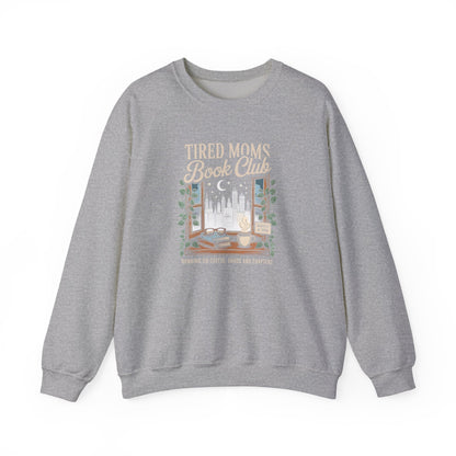 Tired Moms Book Club Crewneck Sweatshirt