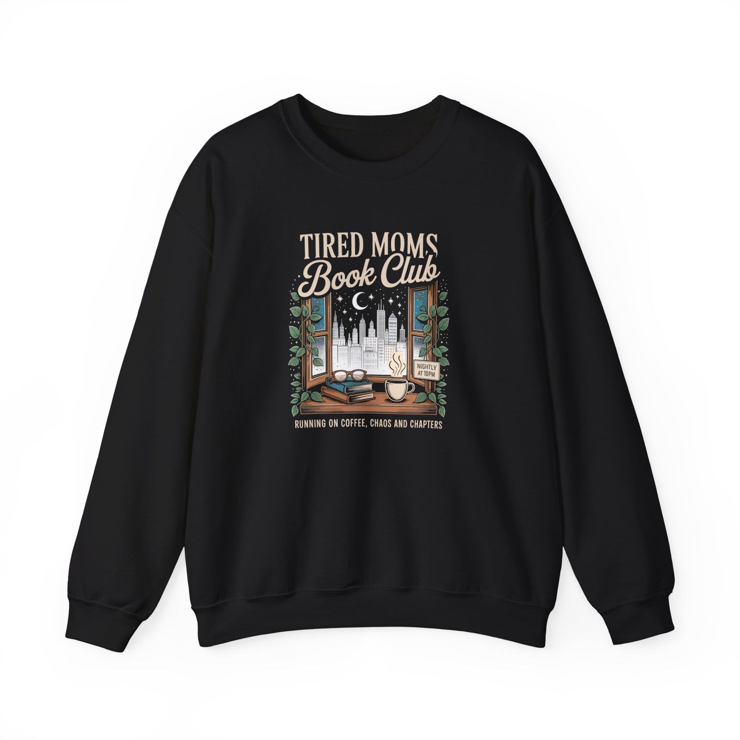 Tired Moms Book Club Crewneck Sweatshirt