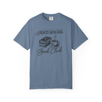Anti-Social Book Club Comfort Colors  T-shirt