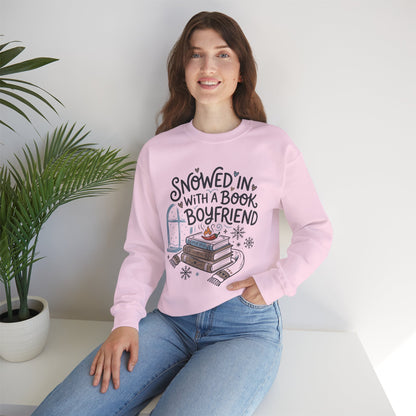 Snowed In With a Book Boyfriend Crewneck