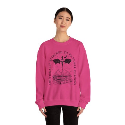 Emotionally Attached To Fictional Dragons Sweatshirt