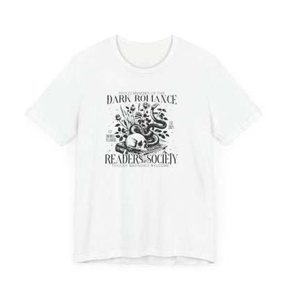 The Dark Romance Readers Society” Bella + Canvas T-shirt - Thespicyromancebookclub LLC