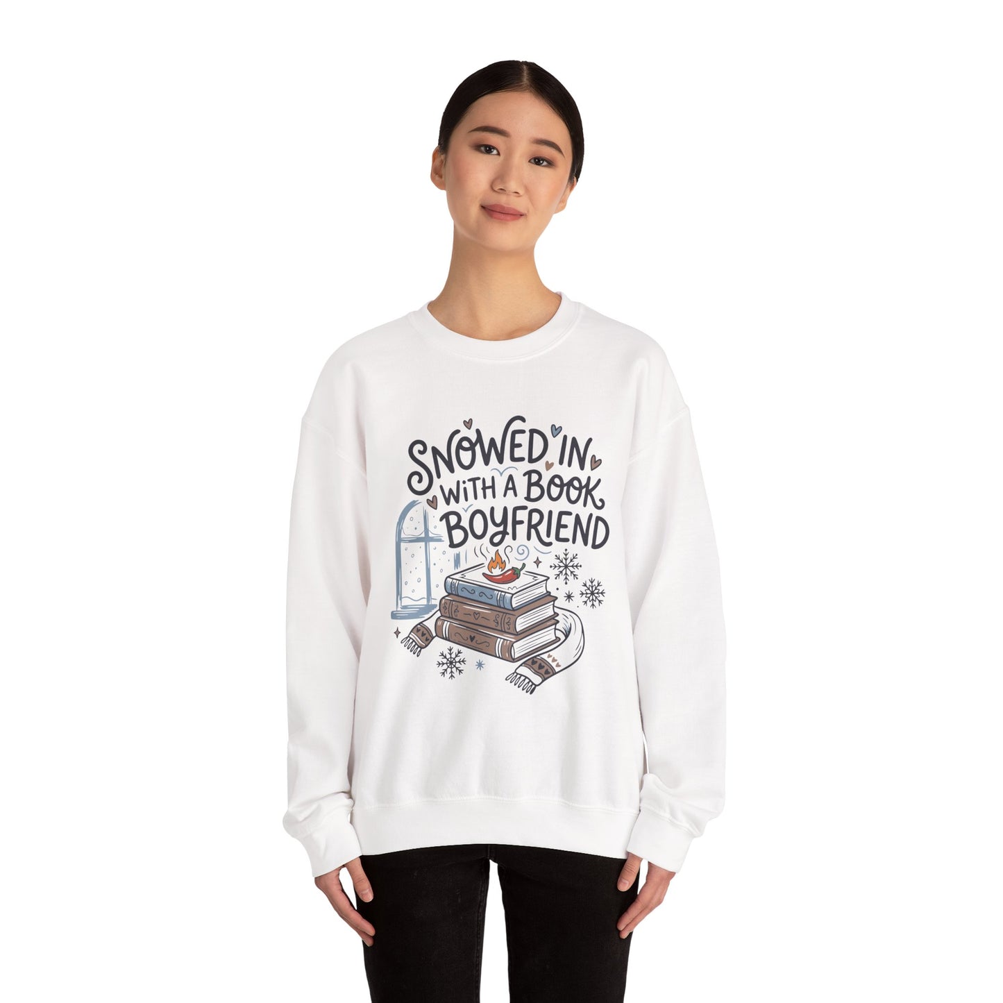 Snowed In With a Book Boyfriend Crewneck
