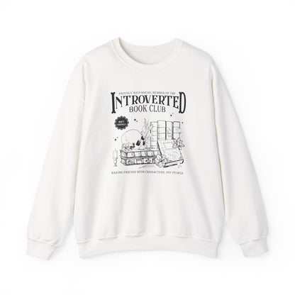 Introverted Book Club Crewneck Sweatshirt