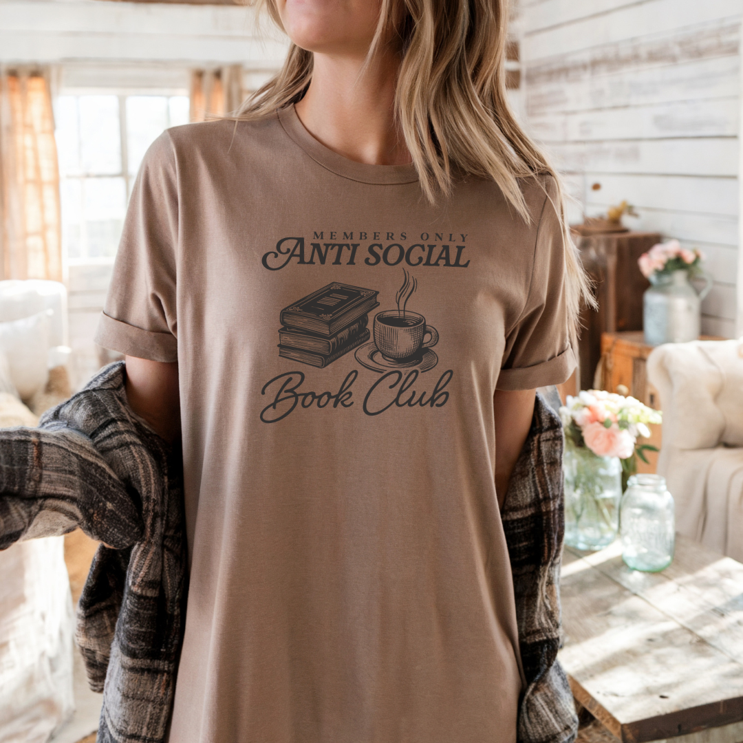 Anti-Social Book Club Comfort Colors  T-shirt