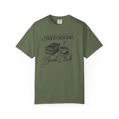 Anti-Social Book Club Comfort Colors  T-shirt