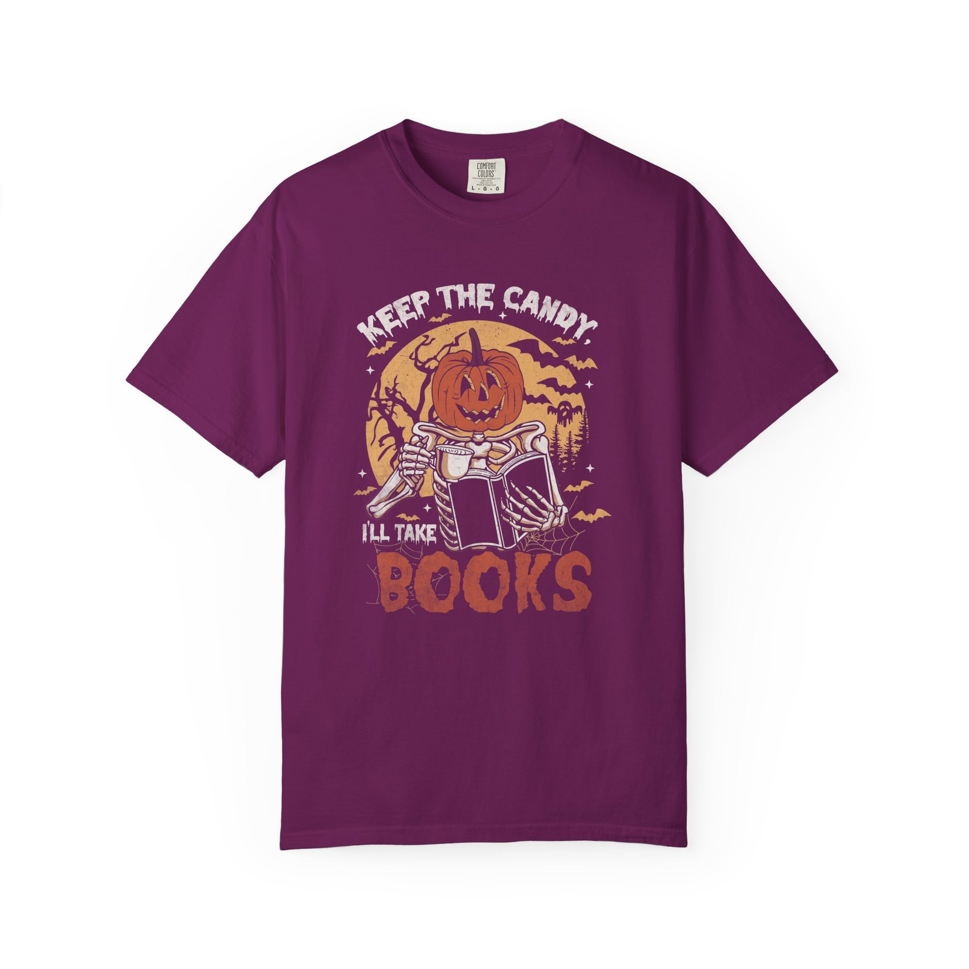 Keep The Candy I'll Take The Books Comfort T-Shirt - Thespicyromancebookclub LLC