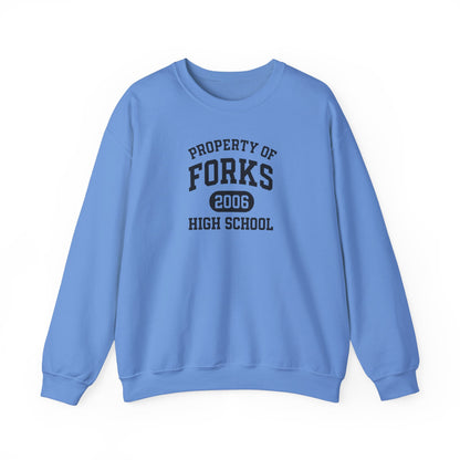 Property Of Forks High School Crewneck Sweatshirt