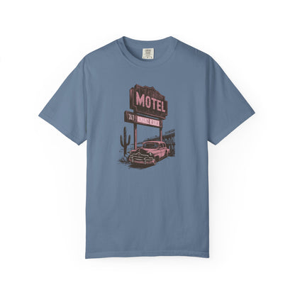 Romance Reader Motel Comfort Colors T-shirt - Thespicyromancebookclub LLC
