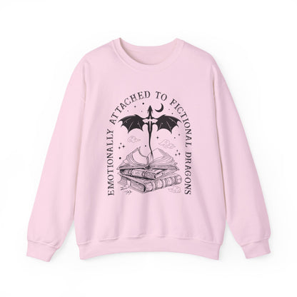 Emotionally Attached To Fictional Dragons Sweatshirt
