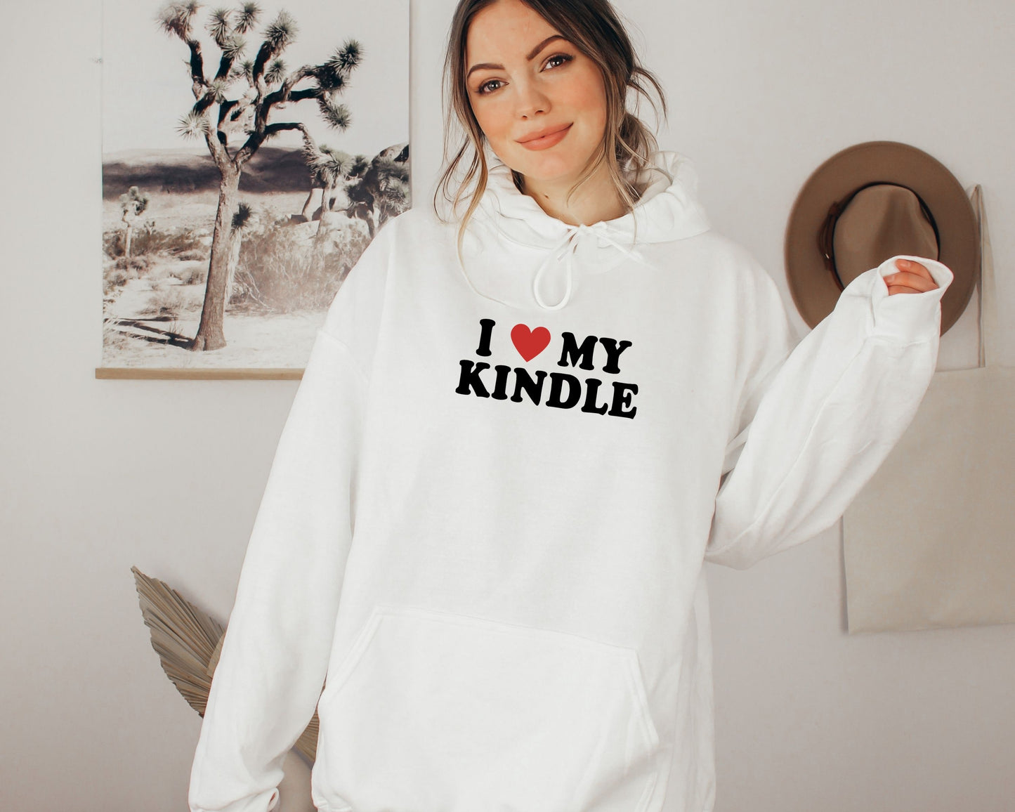 I Heart My Kindle Hoodie