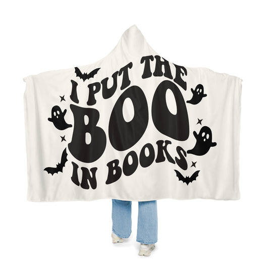 I Put The Boo In Books Snuggle Blanket