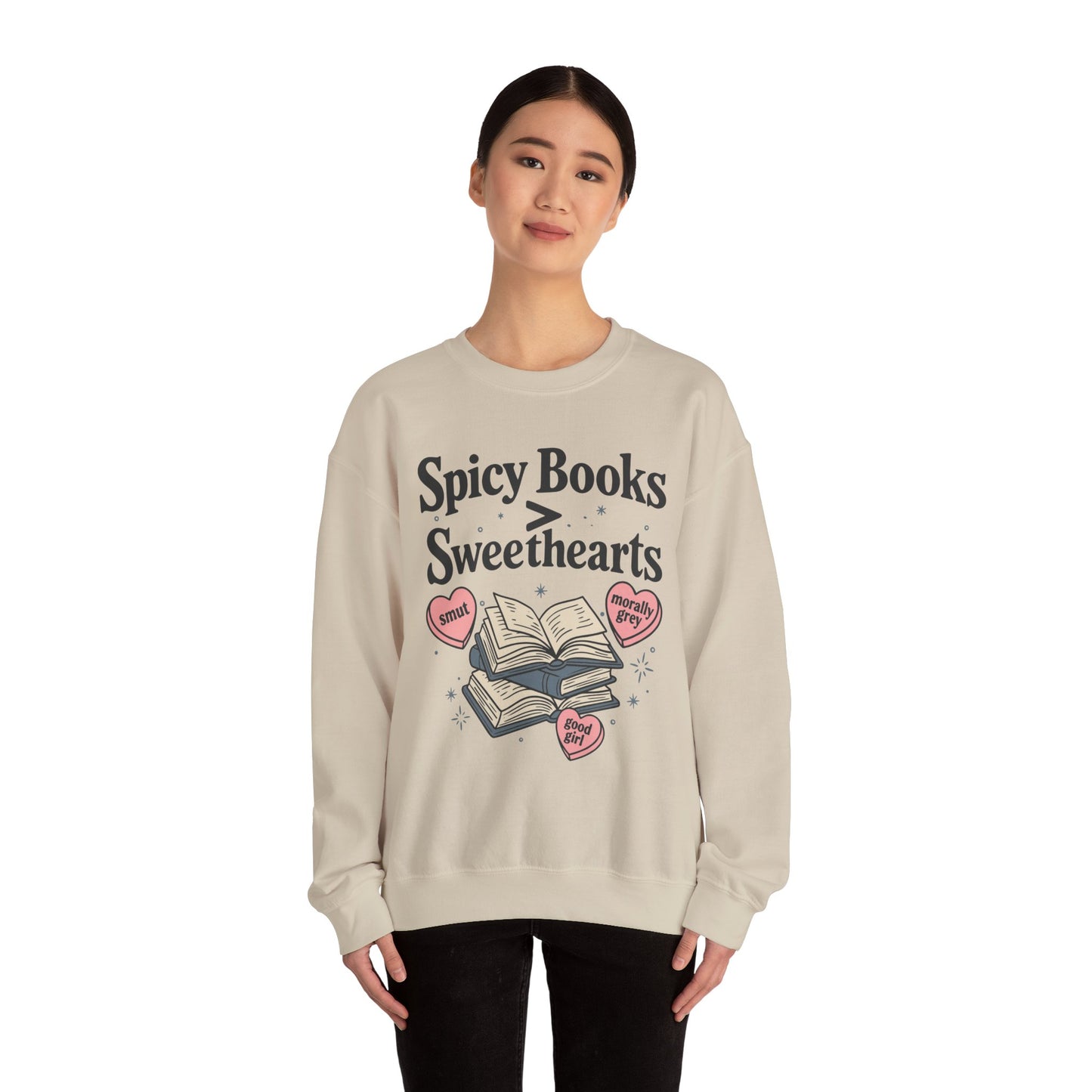 Spicy Books > Sweethearts Sweatshirt Crewneck