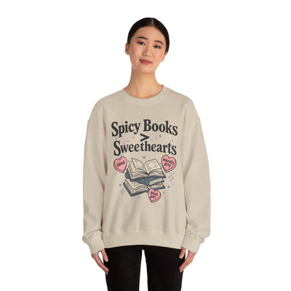 Spicy Books > Sweethearts Sweatshirt Crewneck
