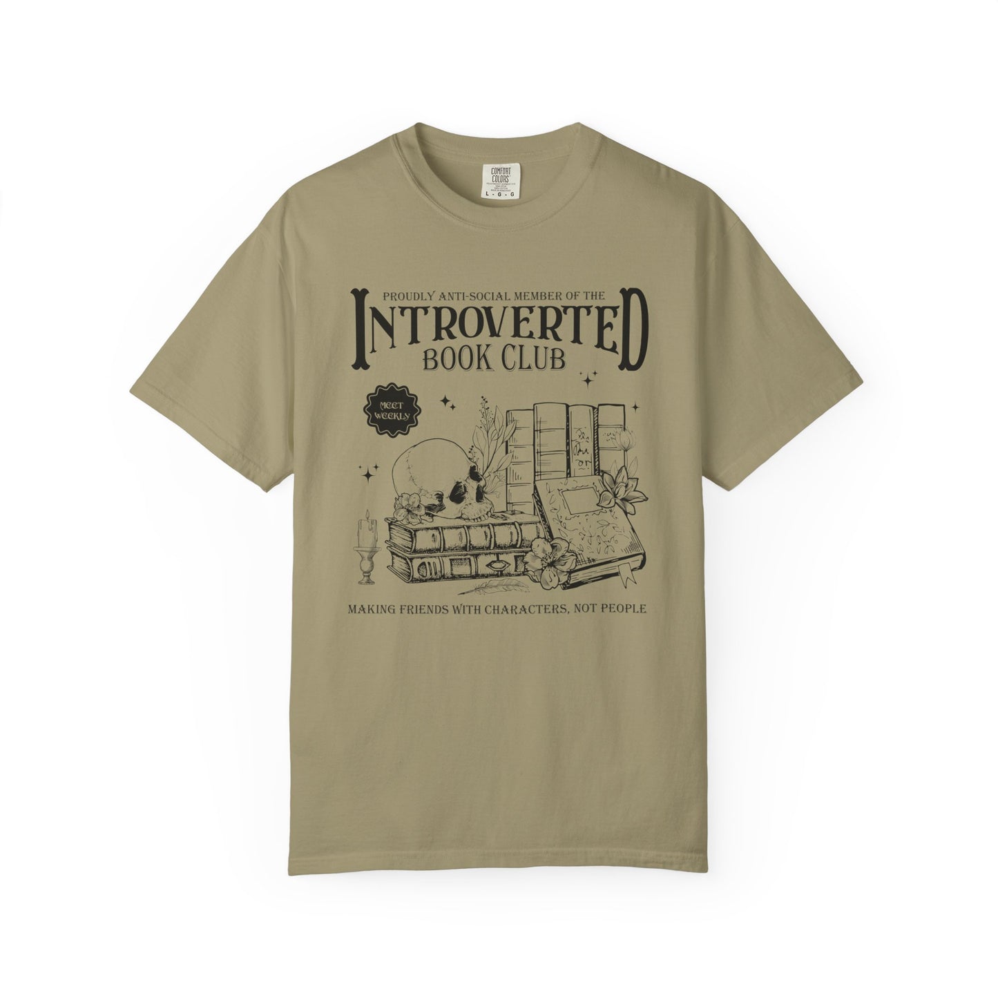 Introverted Book Club Comfort Colors T-Shirt