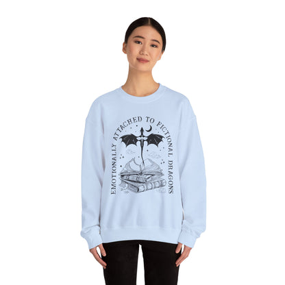 Emotionally Attached To Fictional Dragons Sweatshirt