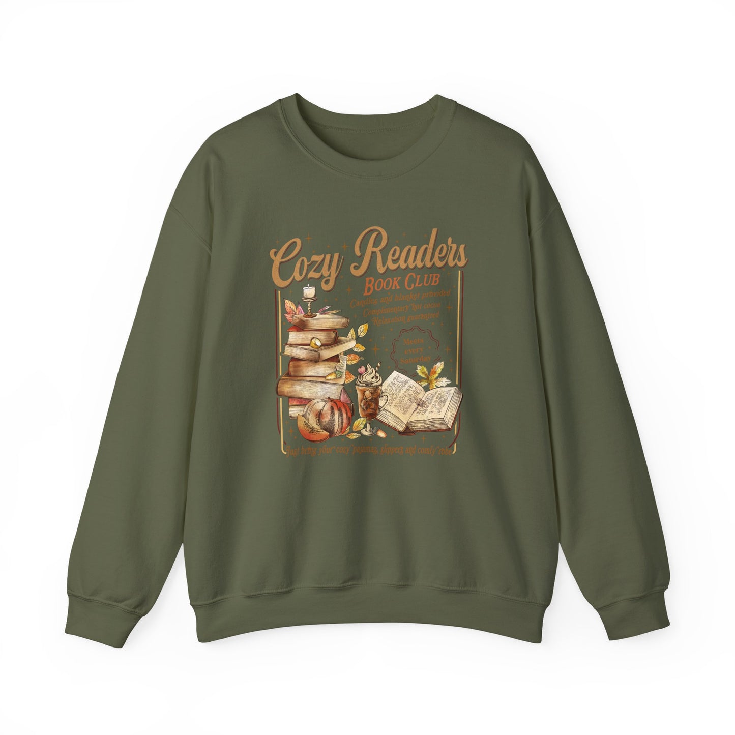 Cozy Readers Book Club Crewneck Sweatshirt