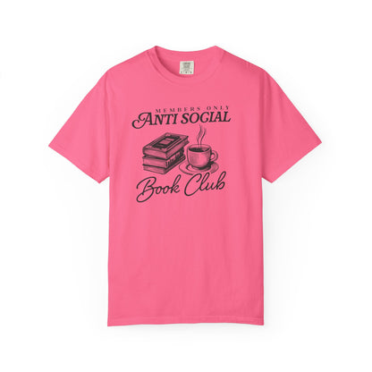 Anti-Social Book Club Comfort Colors  T-shirt