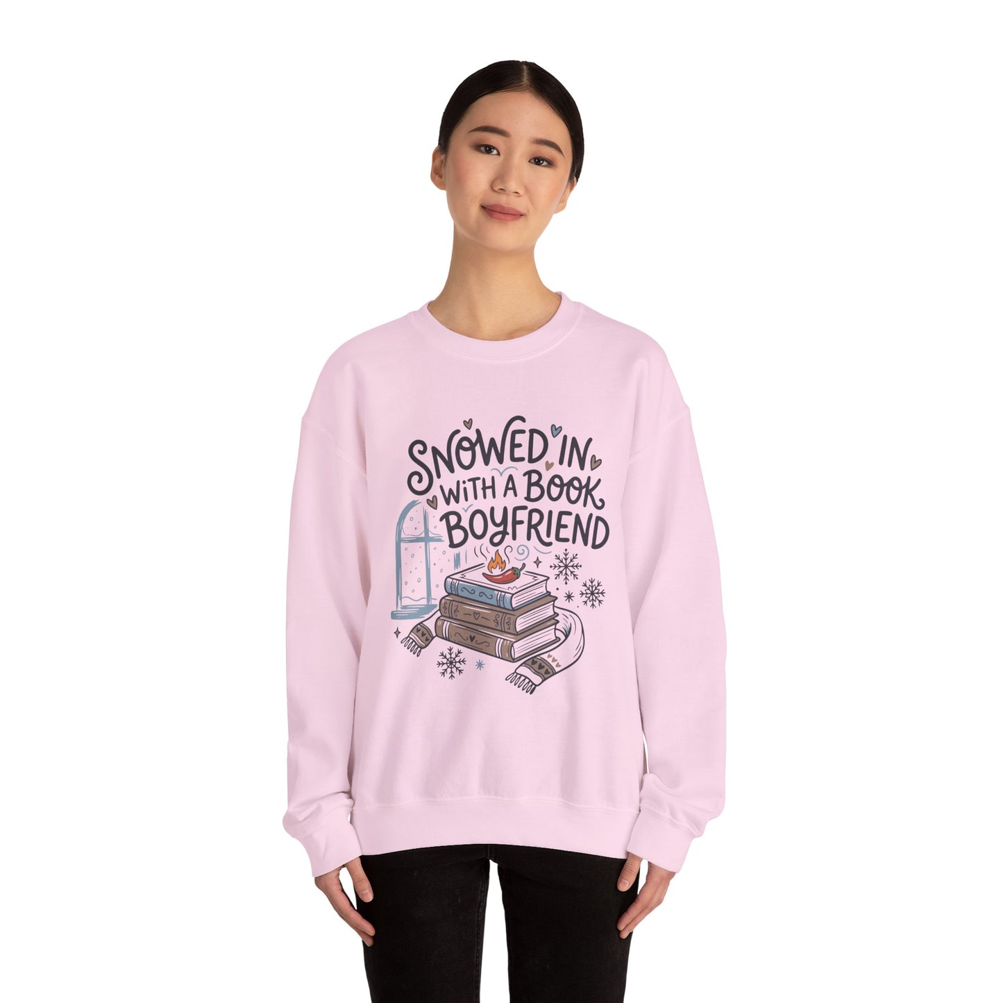 Snowed In With a Book Boyfriend Crewneck