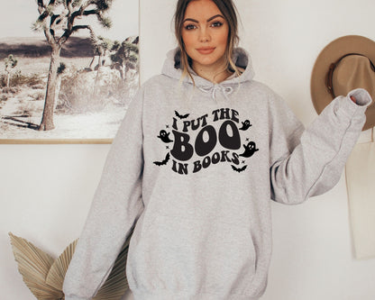 I put the boo in books Hoodie