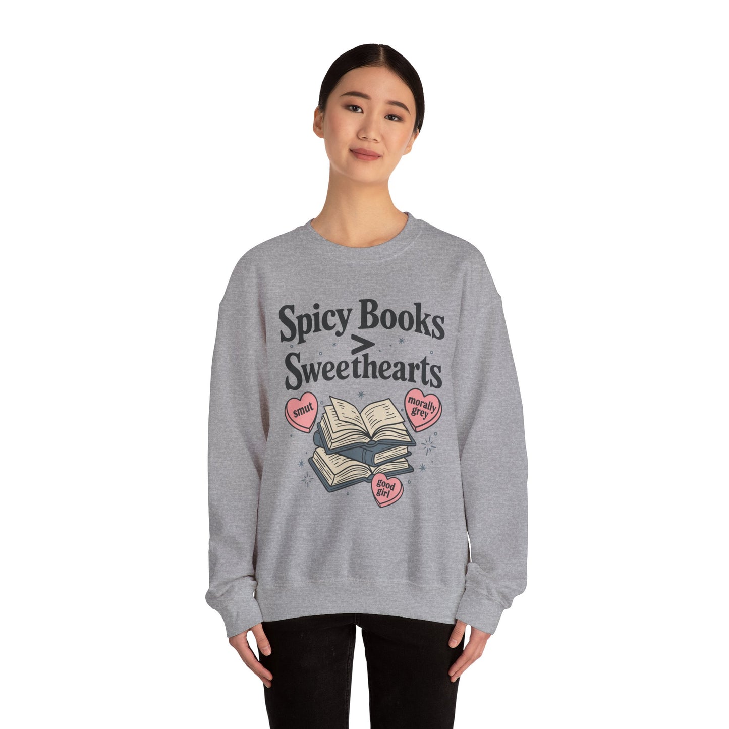 Spicy Books > Sweethearts Sweatshirt Crewneck