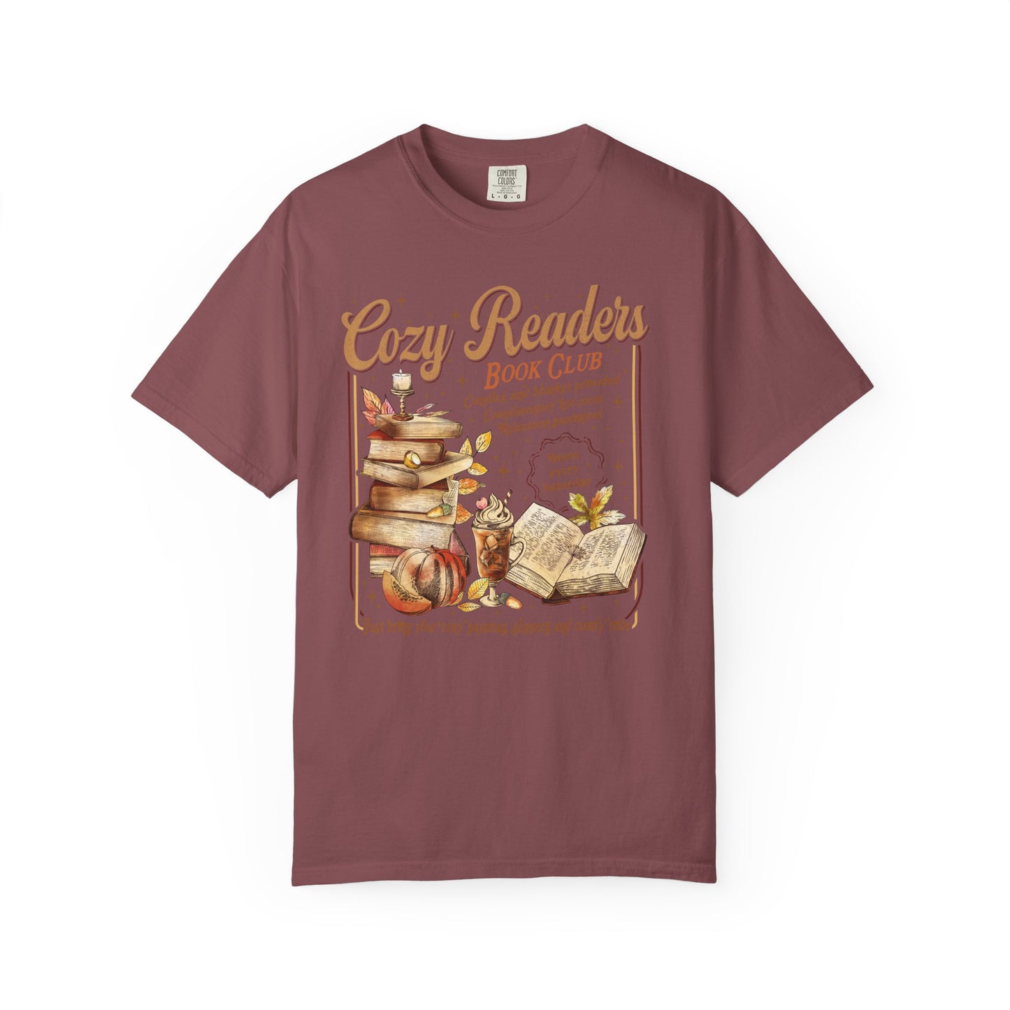 Cozy Readers Book Club Comfort Colors T-Shirt