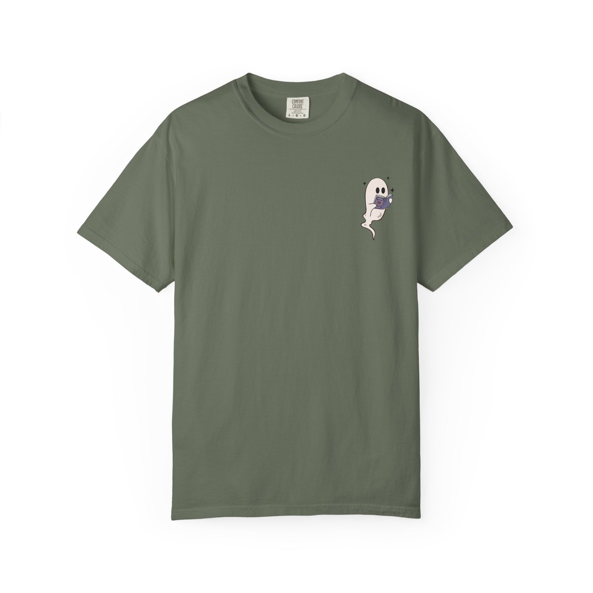 Bookish Ghost Comfort Colors T-shirt - Thespicyromancebookclub LLC