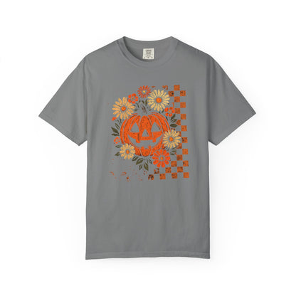 Pumpkin Floral Comfort Colors T-Shirt - Thespicyromancebookclub LLC