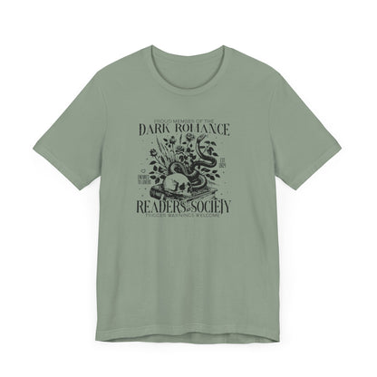 The Dark Romance Readers Society” Bella + Canvas T-shirt - Thespicyromancebookclub LLC
