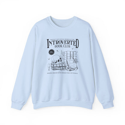 Introverted Book Club Crewneck Sweatshirt