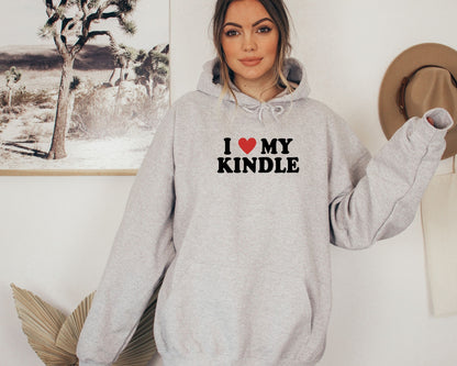 I Heart My Kindle Hoodie