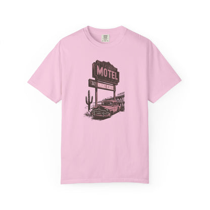Romance Reader Motel Comfort Colors T-shirt - Thespicyromancebookclub LLC