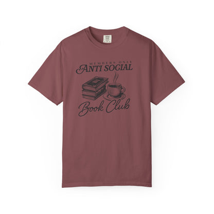Anti-Social Book Club Comfort Colors  T-shirt