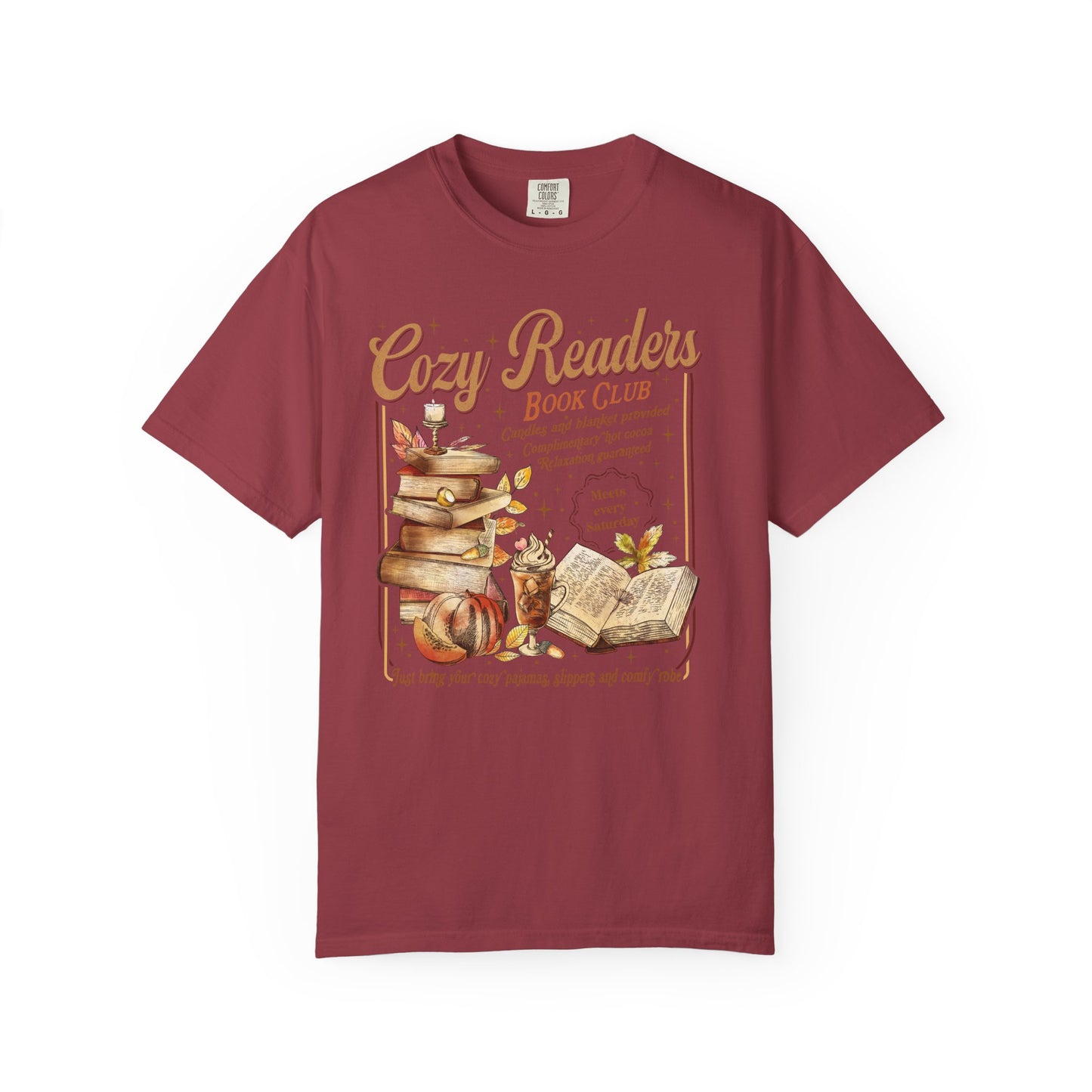 Cozy Readers Book Club Comfort Colors T-Shirt