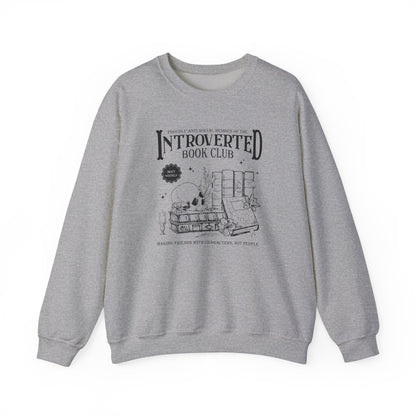 Introverted Book Club Crewneck Sweatshirt