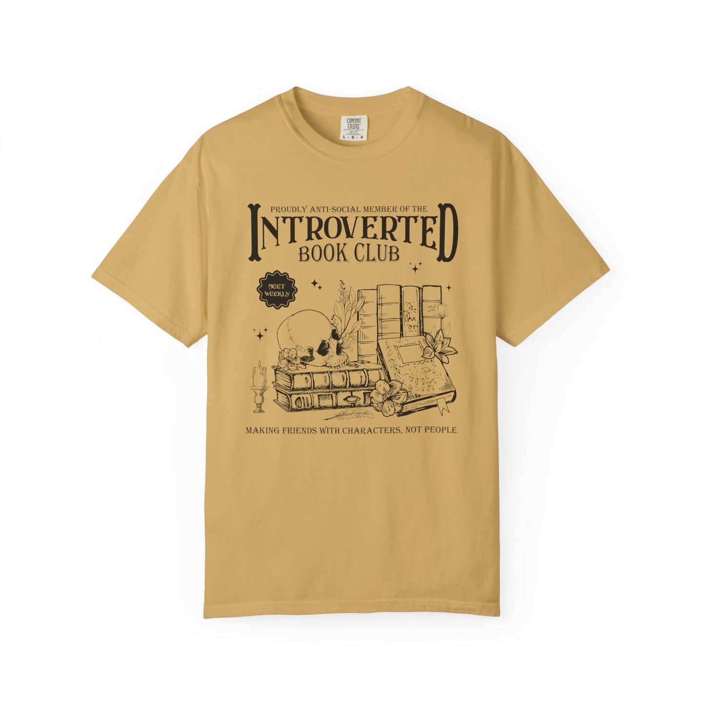 Introverted Book Club Comfort Colors T-Shirt