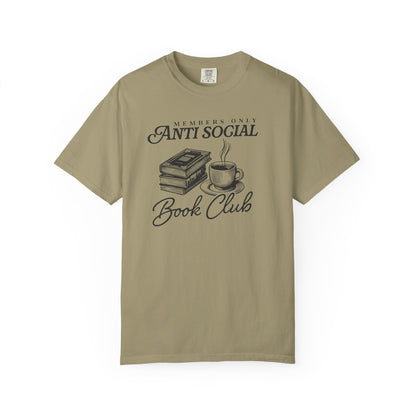 Anti-Social Book Club Comfort Colors  T-shirt