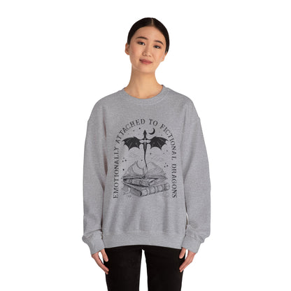 Emotionally Attached To Fictional Dragons Sweatshirt