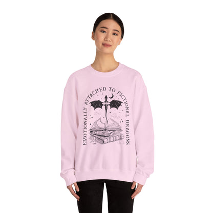 Emotionally Attached To Fictional Dragons Sweatshirt